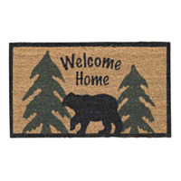 Park Designs Doormat - "Welcome Home" Black Bear