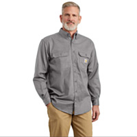 Carhartt Flame Resistant Classic Twill Shirt, Long Sleeve