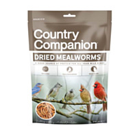 Country Companion Wild Bird Dried Mealworm Treats, 7 oz.