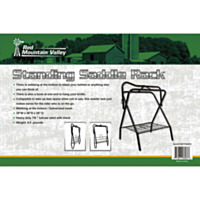 Folding Saddle Stand with Rack