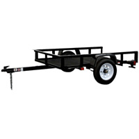 Carry-On Trailer® 4' x 6' Tilt Deck Single Axle Utility Trailer - 2,000 lbs. GVWR