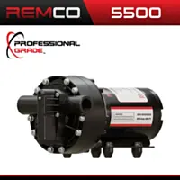 REMCO™ Industries Professional Grade 5500 Series 5.3 GPM, 60 PSI on Demand 12 Volt Sprayer Pump with 1/2" FNPT Ports