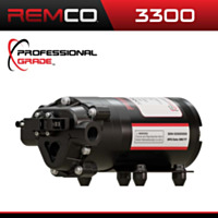 REMCO™ Industries Professional Grade 3300 Series 2.2 GPM, 60 PSI on Demand 12 Volt Sprayer Pump with 3/8" FNPT Ports