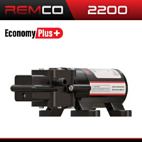 REMCO™ Industries Economy Plus 2200 Series, 1.0 GPM, 40 PSI on Demand, 12 Volt Sprayer Pump with 3/8" Hose Barb Ports