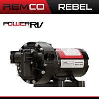 REMCO™ Industries Remco Power RV Rebel Series, 4.0 GPM, 60 PSI, 12 Volt, On Demand, RV Fresh Water Pump, Fittings included