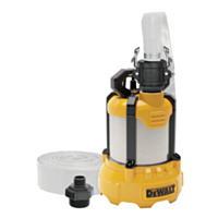 DEWALT 3/4hp Submersible Aluminum Utility Pump with Hose Kit