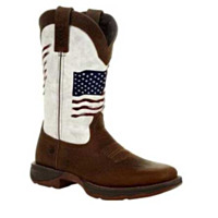 Durango® Lady Rebel™ Women's Distressed Flag Embroidery Western Boots