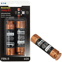 Bussmann® 60A FRN-R Cartridge Heavy-Duty Time Delay Cartridge Fuse, 2-Pack
