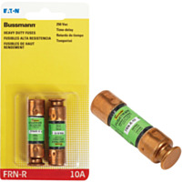 Bussmann® 10A FRN-R Cartridge Heavy-Duty Time Delay Cartridge Fuse, 2-Pack