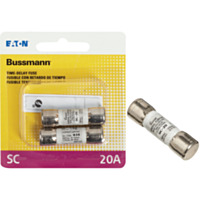 Bussmann® 20A Midget Cartridge Time Delay Cartridge Fuse (2-Pack)