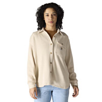 Carhartt® Women's Oversized-Fit Heavyweight Waffle Knit Shirt