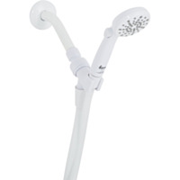 Home Impressions 2-Spray 1.8 GPM Handheld Shower Head, White