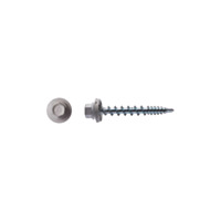 Big Timber Woodbinder Screws - Brite White, 10 x 1 1/2", 500 CT Bucket