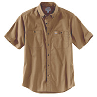 Carhartt® Men's Rugged Flex® Relaxed-Fit MidWeight Canvas Short-Sleeve Shirt