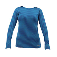 Noble Outfitters® Women's Tug-Free™ Long Sleeve Striped Crew