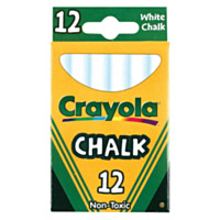 Crayola White Chalk (12-Count)