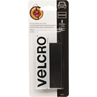 VELCRO® Brand 1-1/2 In. x 3-1/2 In. Black Sticky Back For Auto Hook & Loop Strip (2 Ct.)