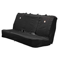 Carhartt Universal Fitted Nylon Duck Full-Size Bench Seat Cover, Black