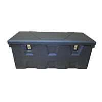 RomoTech 44" Utility Truck or Storage Box - Polyethylene, Black