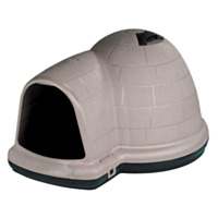 Petmate® Indigo® Dog House with Microban - Taupe/Black, Medium