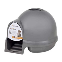 Petmate® Booda Cleanstep™ Litter Pan -Brushed Nickel