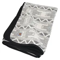 Carhartt Firm Duck Sherpa-Lined Pet Blanket - Malt Geo