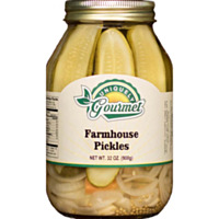Uniquely Gourmet Farmhouse Pickles, 32 oz