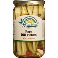 Uniquely Gourmet Papa Dill Pickles, 24 oz