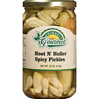 Uniquely Gourmet Hoot N'Holler Pickles, 24 oz