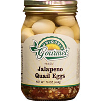 Uniquely Gourmet Jalapeno Quail Eggs, 16 oz