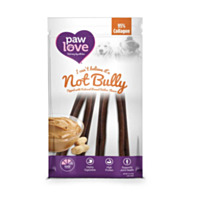 PawLove Peanut Butter Not Bully Sticks, 6", 4 pack