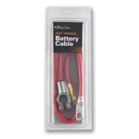 Deka® Top Post Battery Cable with Aux. Lead, 4 GA, 48" - Red