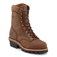 Chippewa Men's Tan Crazy Horse Super DNA Waterproof Insulated Steel-Toe Boot