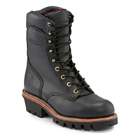 Chippewa Men's Black Super DNA Waterproof Insulated Steel-Toe Boot