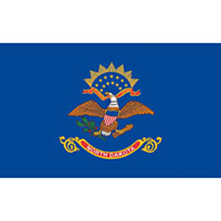 Valley Forge Flag Perma-Nyl 3' x 5' North Dakota Flag