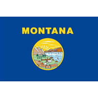 Valley Forge Flag Perma-Nyl 3' x 5' Montana Flag