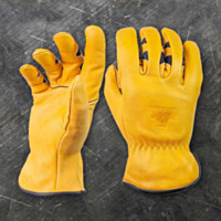 BEAR KNUCKLES™ Heavy Duty Leather Cowhide Driver Gloves