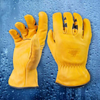 BEAR KNUCKLES™ Water Resistant Leather Cowhide Driver Gloves