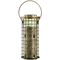Perky-Pet® Squirrel Stumper Gold Metal Cage Bird Feeder