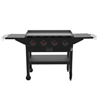 Coleman Cookout Outdoor 4-Burner Propane Gas Griddle on Wheels