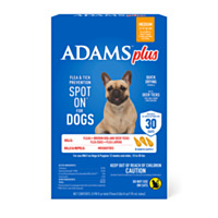 Adams™ Plus Fleas and Tick Prevention Spot On for Dogs - Medium, 15-30 lbs.