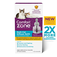 Comfort Zone Multicat Calming Diffuser Refill, 48 ml - 1 Refill, 30 day use