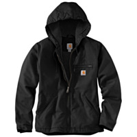 Carhartt® Women's Loose-Fit Washed Duck Sherpa Lined Jacket