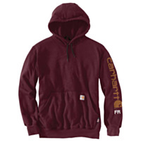 Carhartt Flame Resistant Force Loose Fit Midweight Logo Sleeve Graphic Sweatshirt