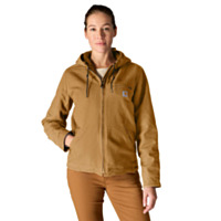 Carhartt® Women's Loose-Fit Washed Duck Sherpa Lined Jacket