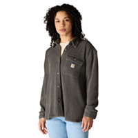 Carhartt® Women's Oversized-Fit Heavyweight Waffle Knit Shirt