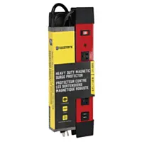 Electryx 5-Outlet Heavy Duty Metal Surge Protector, 15"