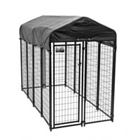 Main St. Pet™ 6' x 4' x 8' Welded Wire Dog Kennel with Roof