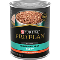 Purina® Pro Plan® Classic Wet Dog Food - Puppy, Chicken & Rice Entrée, 13 oz.