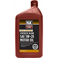 Harvest King High Mileage Synthetic Blend SAE 5W-20 Motor Oil - 1qt
